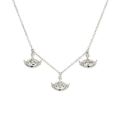 【ジャムホームメイド（JAMHOMEMADE）】トイ・ストーリー / TOYSTORY リトル・グリーン・メン×3 ネックレス - シルバー