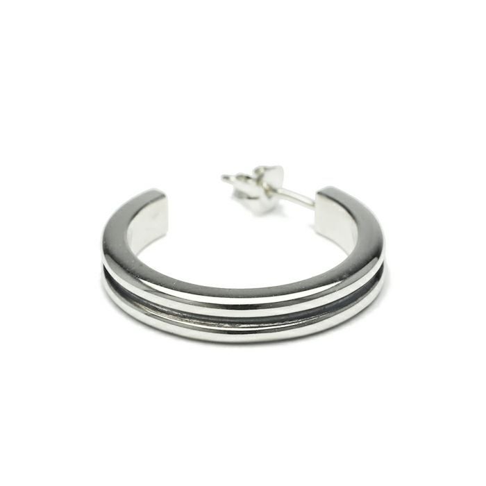 【ジャムホームメイド（JAMHOMEMADE）】B型 ピアス NEW TYPE （血液型） L - シルバー / 片耳