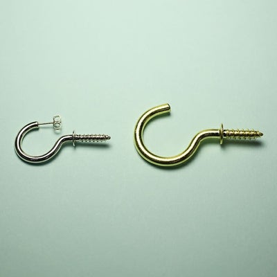 【ジャムホームメイド（JAMHOMEMADE）】ランプピアス M - シルバー / 片耳