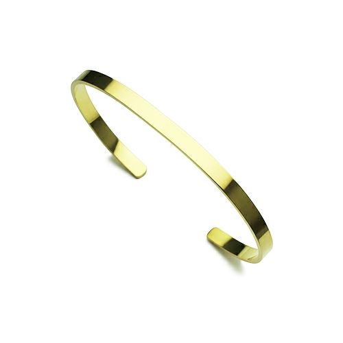 JBR079K18Y)平打ちFORGING（鍛造）バングルS-K18イエローゴールド