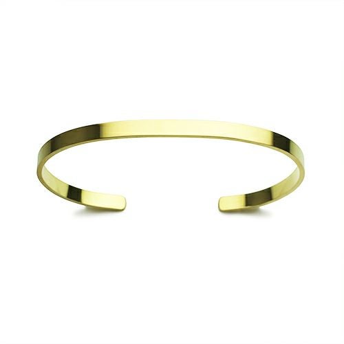 JBR079K18Y)平打ちFORGING（鍛造）バングルS-K18イエローゴールド