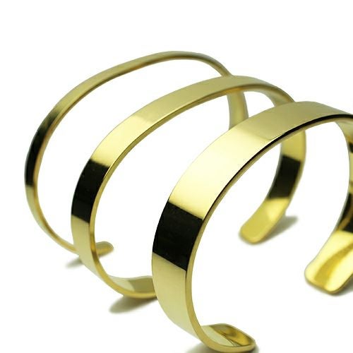 JBR079K18Y)平打ちFORGING（鍛造）バングルS-K18イエローゴールド