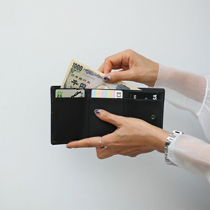 JNS957BK)ミニ財布 三つ折り コンパクトウォレット｜アクセサリー通販