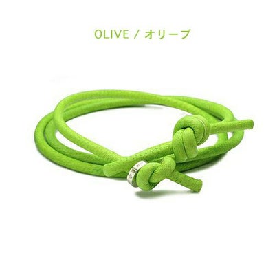 【ジャムホームメイド（JAMHOMEMADE）】3月 誕生石 ディア レザー ブレスレット 3巻 - アクアマリン