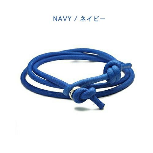 【ジャムホームメイド（JAMHOMEMADE）】3月 誕生石 ディア レザー ブレスレット 3巻 - アクアマリン