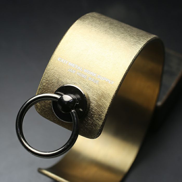 JEX002FG)EXIT メタル バングル M(25mm） - ファイヤーゴールド