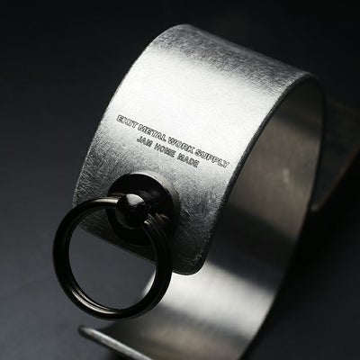 【ジャムホームメイド（JAMHOMEMADE）】EXIT メタル バングル M(25mm） - バイブレーション（マットステンレス）-