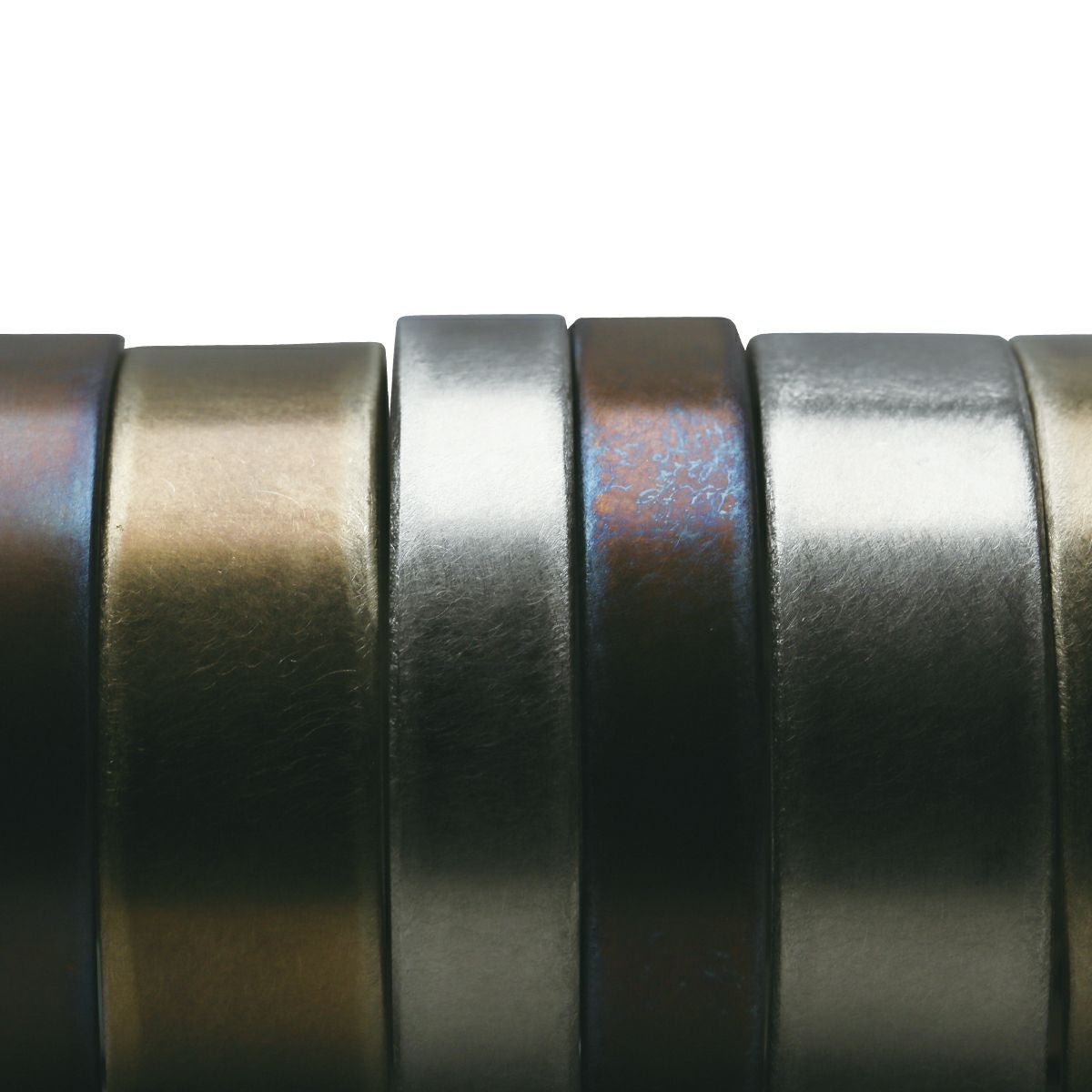 JEX001DA)EXITメタルバングル S(15mm） -ダークアンバー