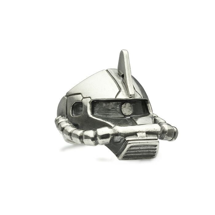 JSTG05SV)機動戦士ガンダムシャア専用ザクフェイスリング-SILVER-/指輪