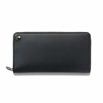 【ジャムホームメイド（JAMHOMEMADE）】ラウンドファスナー 長財布 -LaVish- /  オーバル / ブラック / ロングウォレット