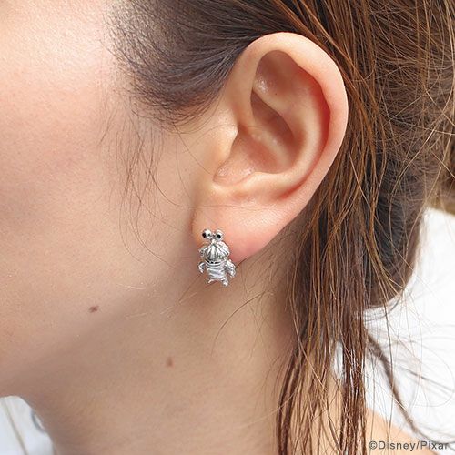 JAM  MADE モンスターズインク マイク ピアス　シルバー JWDMU004SV)モンスターズインク ユニバーシティマイク/ピアス-シルバー