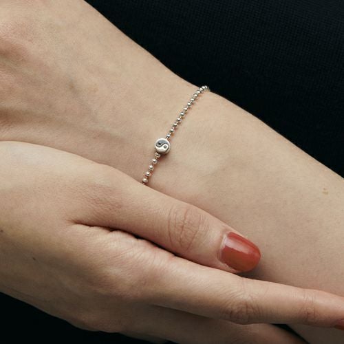 JSHPBR02G)YINANDYANG（陰と陽）ボールチェーンブレスレット/SHIN