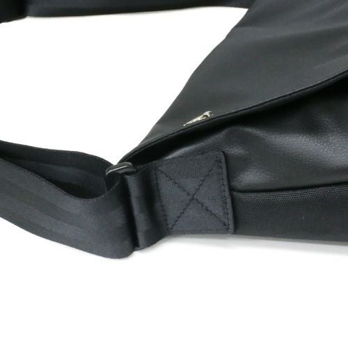 JNS1024)エシカル レザー メッセンジャー & ショルダーバッグ