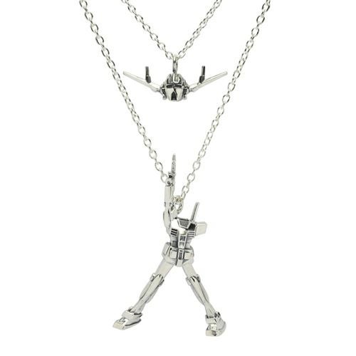 【ジャムホームメイド（JAMHOMEMADE）】機動戦士ガンダムラストシューティングネックレス-ガンダム&ジオング