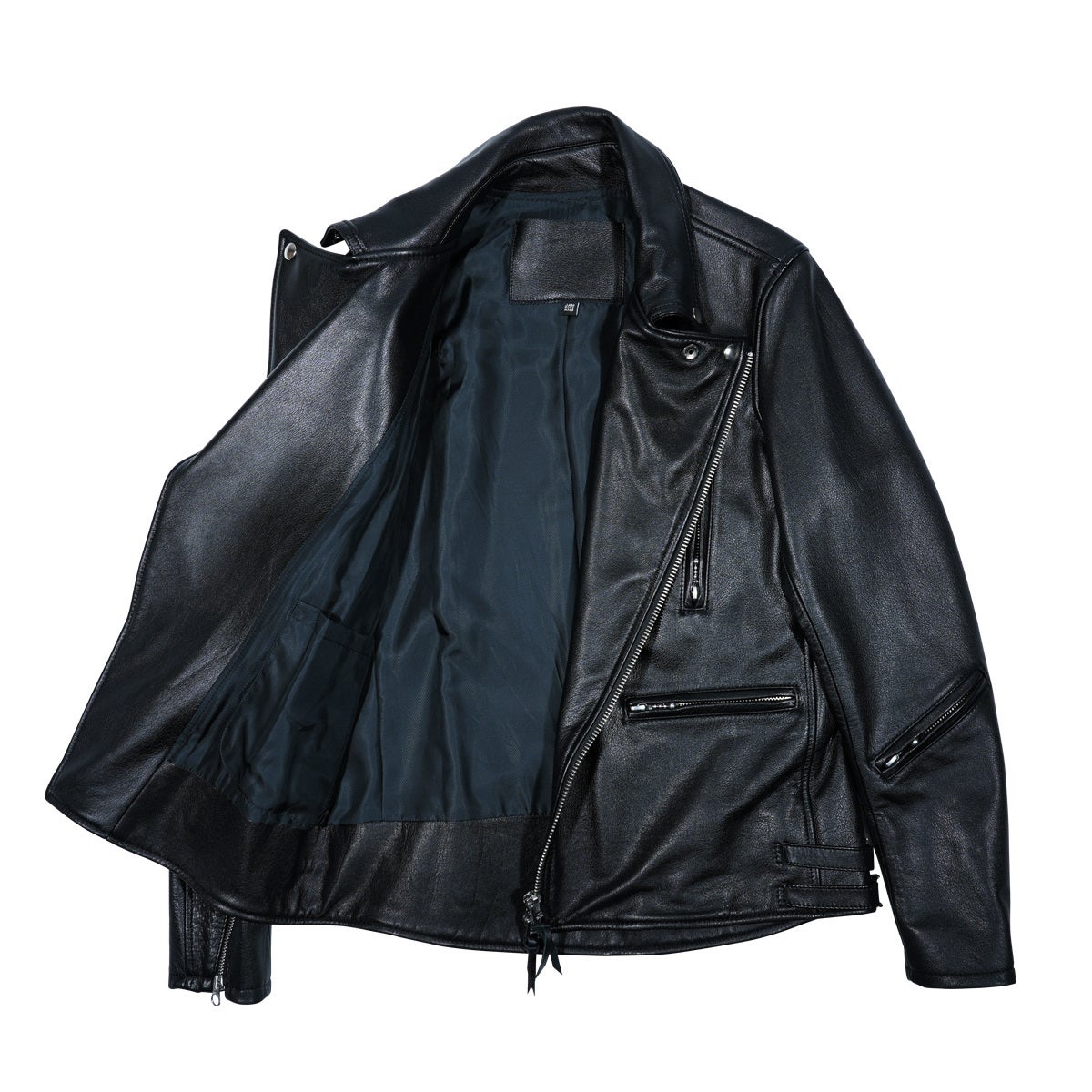 JNS1052-A)レザーライダースジャケット