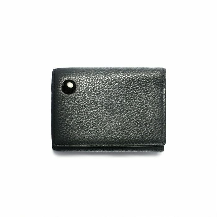 JNS999A)牛革 レザー REIWA コンパクト ミニ ウォレット アイレット 三