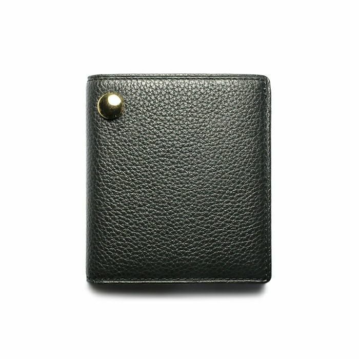 JNS998B)牛革 レザー REIWA コンパクト ミニ ウォレット スクリュー 二