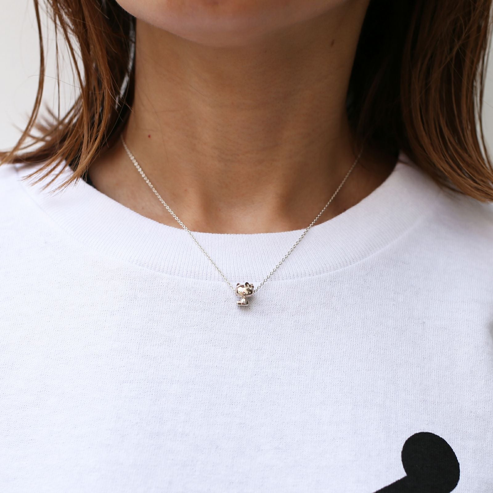 JKT033SV)ハローキティ CLOVER ネックレス シルバー｜アクセサリー通販