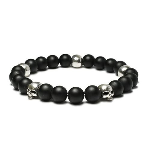 J-NS049)スカルビーズブレスレット｜アクセサリー通販のジャムホーム