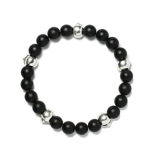 J-NS049)スカルビーズブレスレット｜アクセサリー通販のジャムホーム