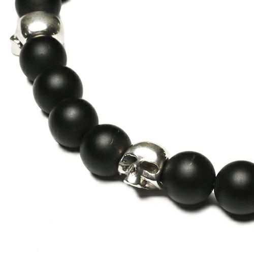 J-NS049)スカルビーズブレスレット｜アクセサリー通販のジャムホーム