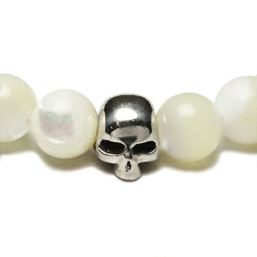 J-NS049)スカルビーズブレスレット｜アクセサリー通販のジャムホーム