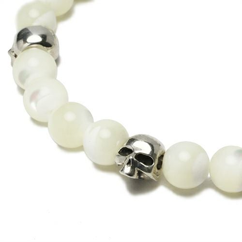J-NS049)スカルビーズブレスレット｜アクセサリー通販のジャムホーム