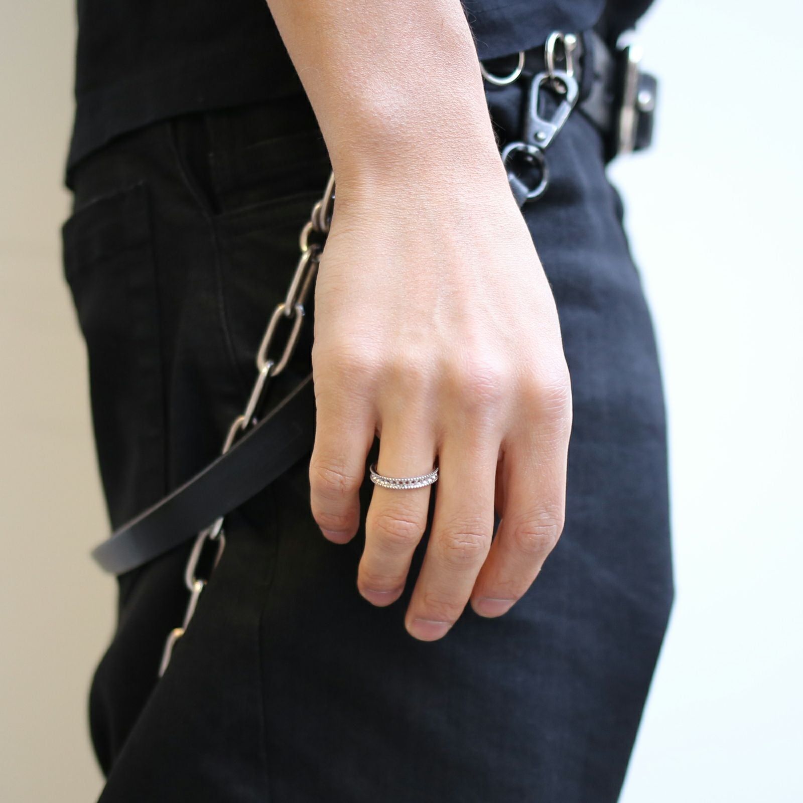 JNS1137)ダイヤがない指輪 シルバー ペアリング/単品｜アクセサリー
