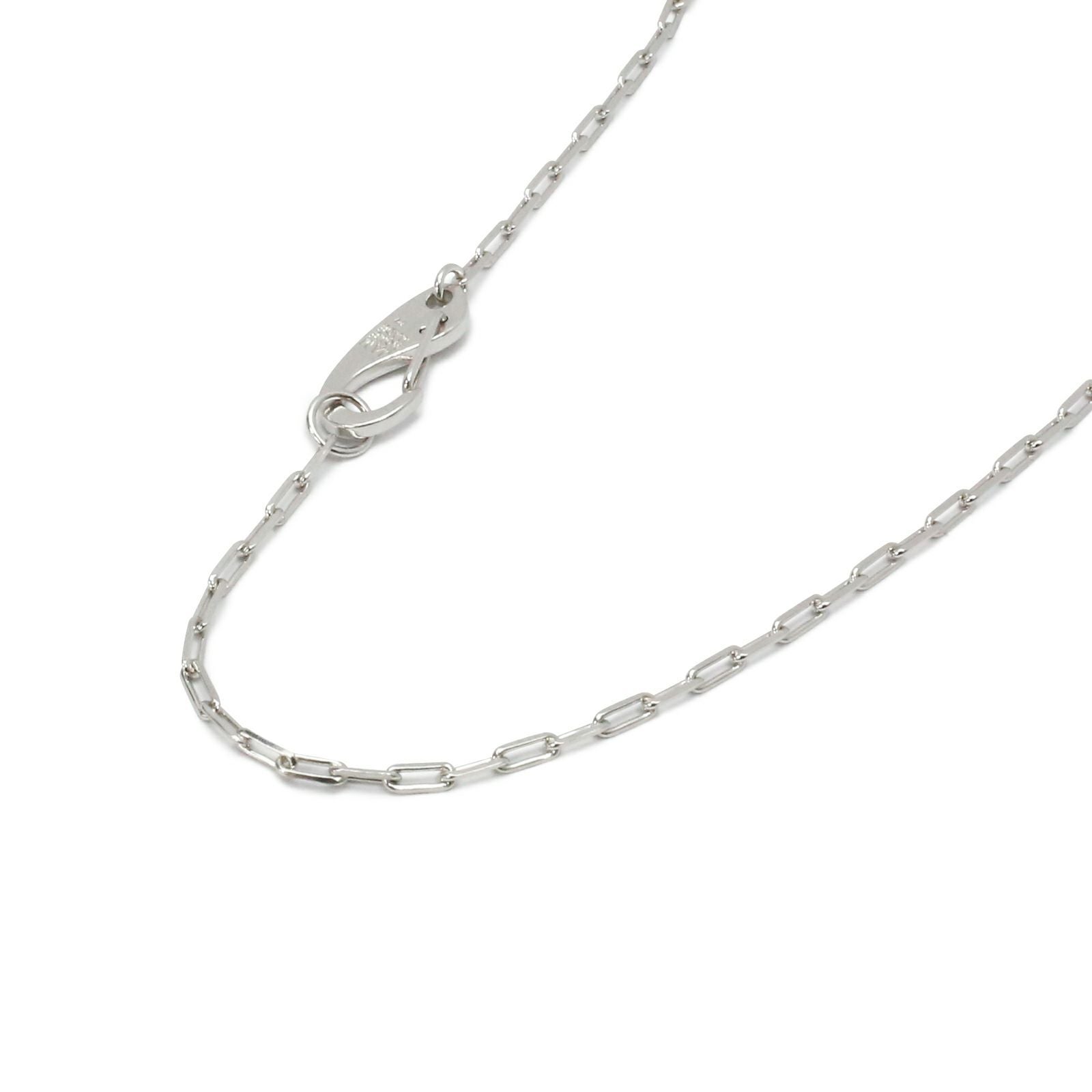 JNS1142)マガタマカットチェーンブレスレット S -シルバー