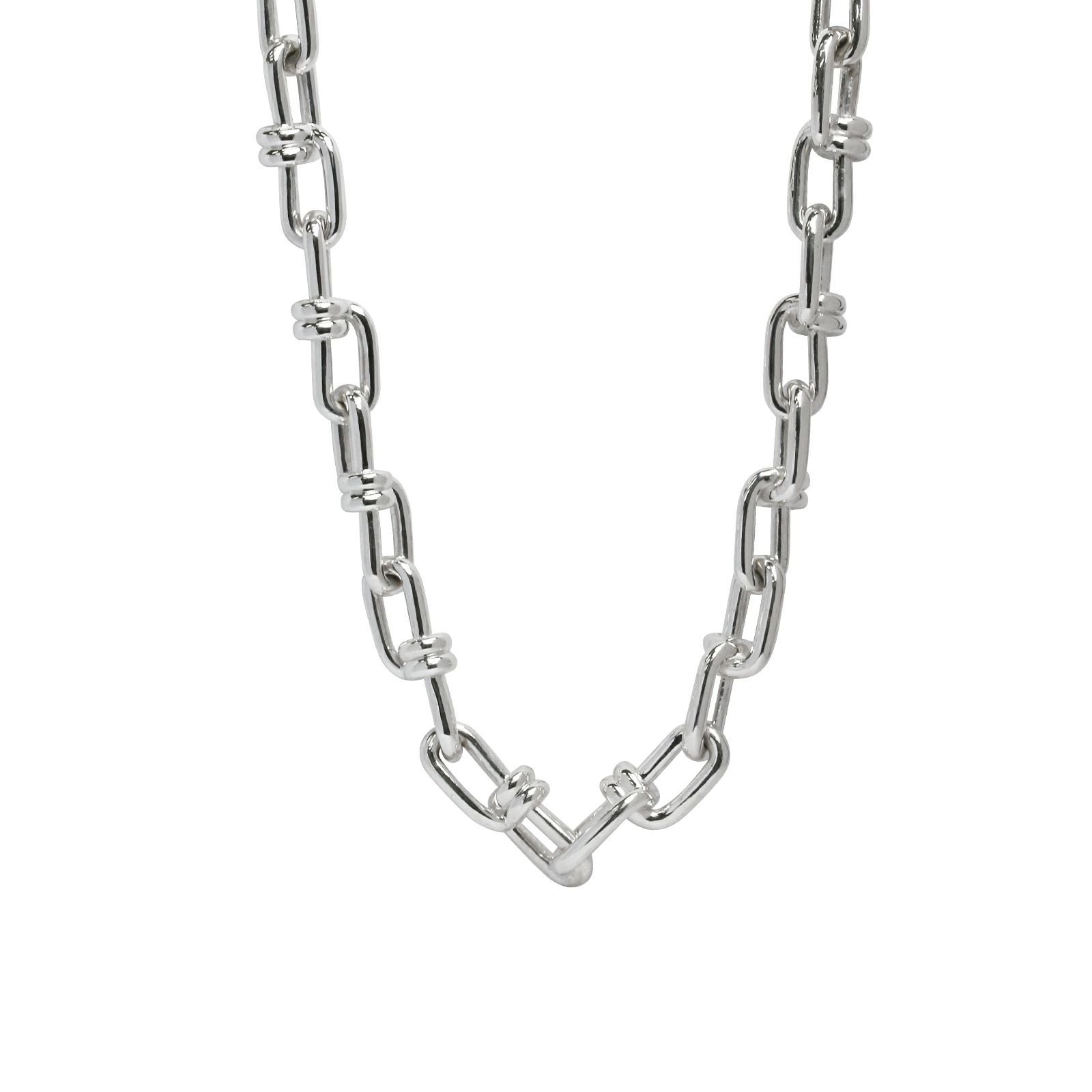 JNS1130)ビクターチェーン ネックレス M - シルバー｜アクセサリー通販