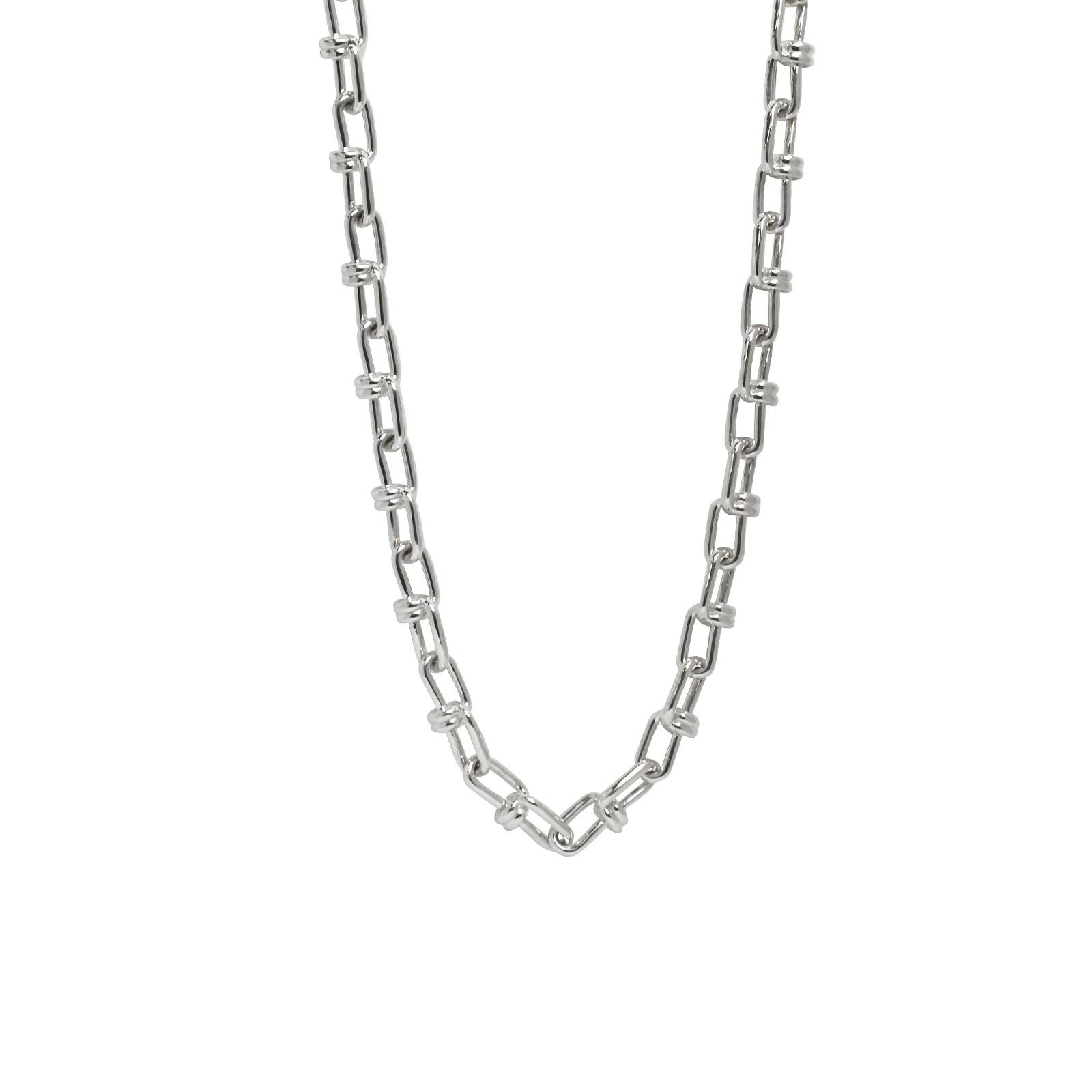 JNS1130)ビクターチェーン ネックレス M - シルバー｜アクセサリー通販