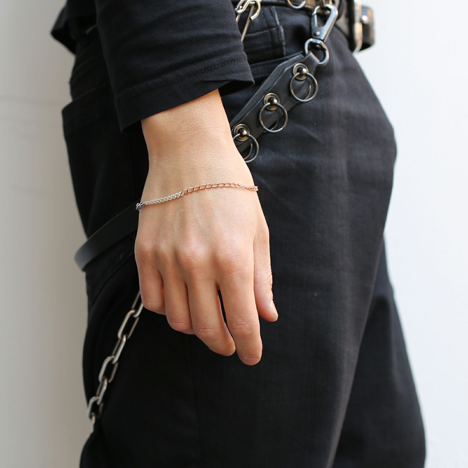 JNS1150)10K オルタナティブチェーン ブレスレット｜アクセサリー通販