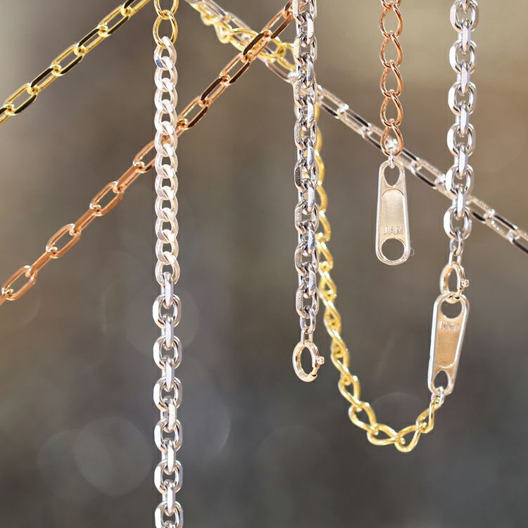 JNS1149)10K オルタナティブチェーン ネックレス｜アクセサリー通販の