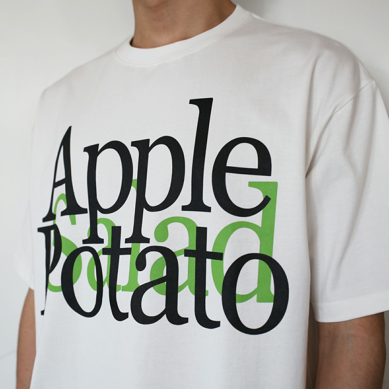 JNS1169W)アップル Tシャツ / ホワイト|アクセサリー通販のジャム JNS1169W)アップル Tシャツ / ホワイト|アクセサリー通販のジャム