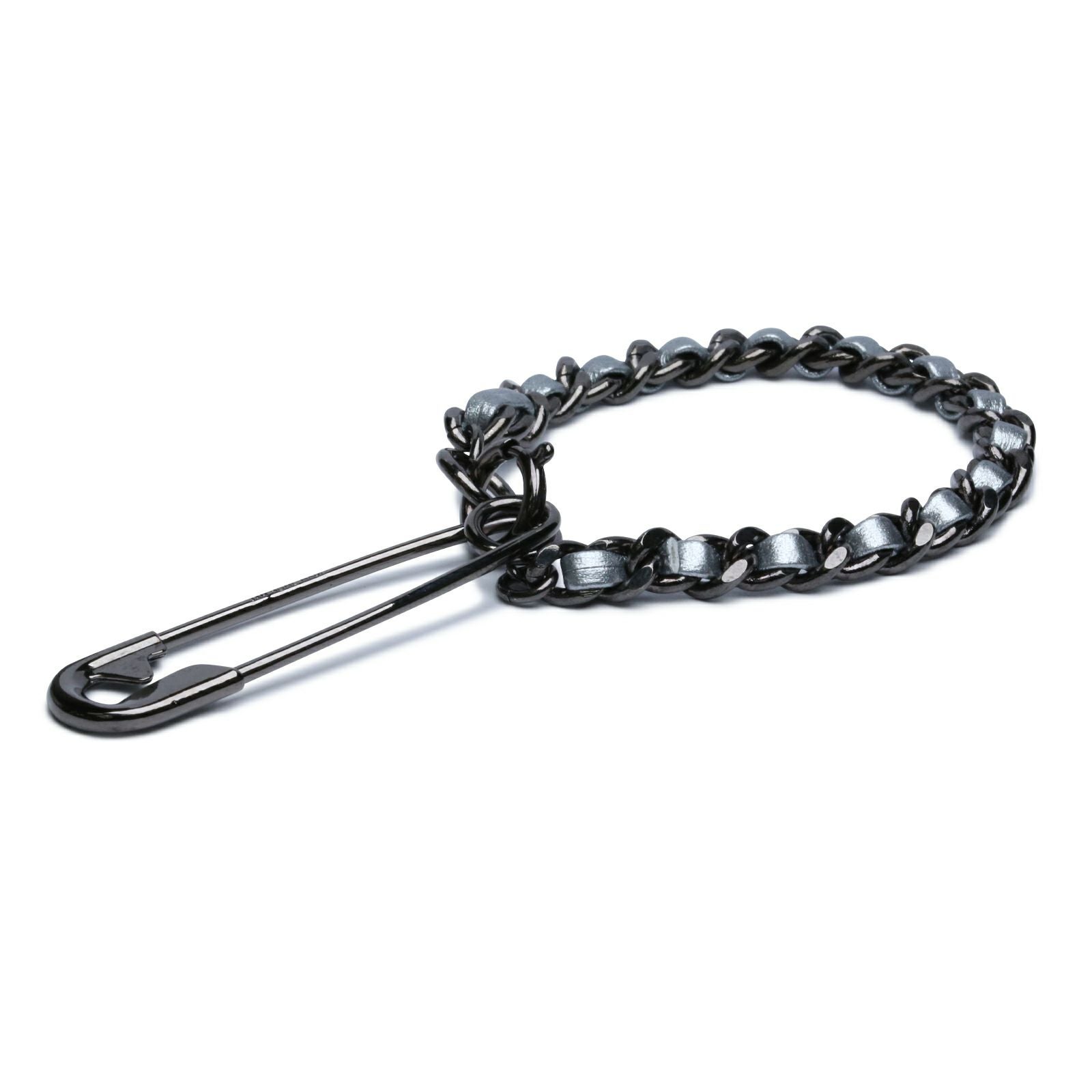 JNS1167S)トラチェーンブレス＆アンクレット 太 / シルバー