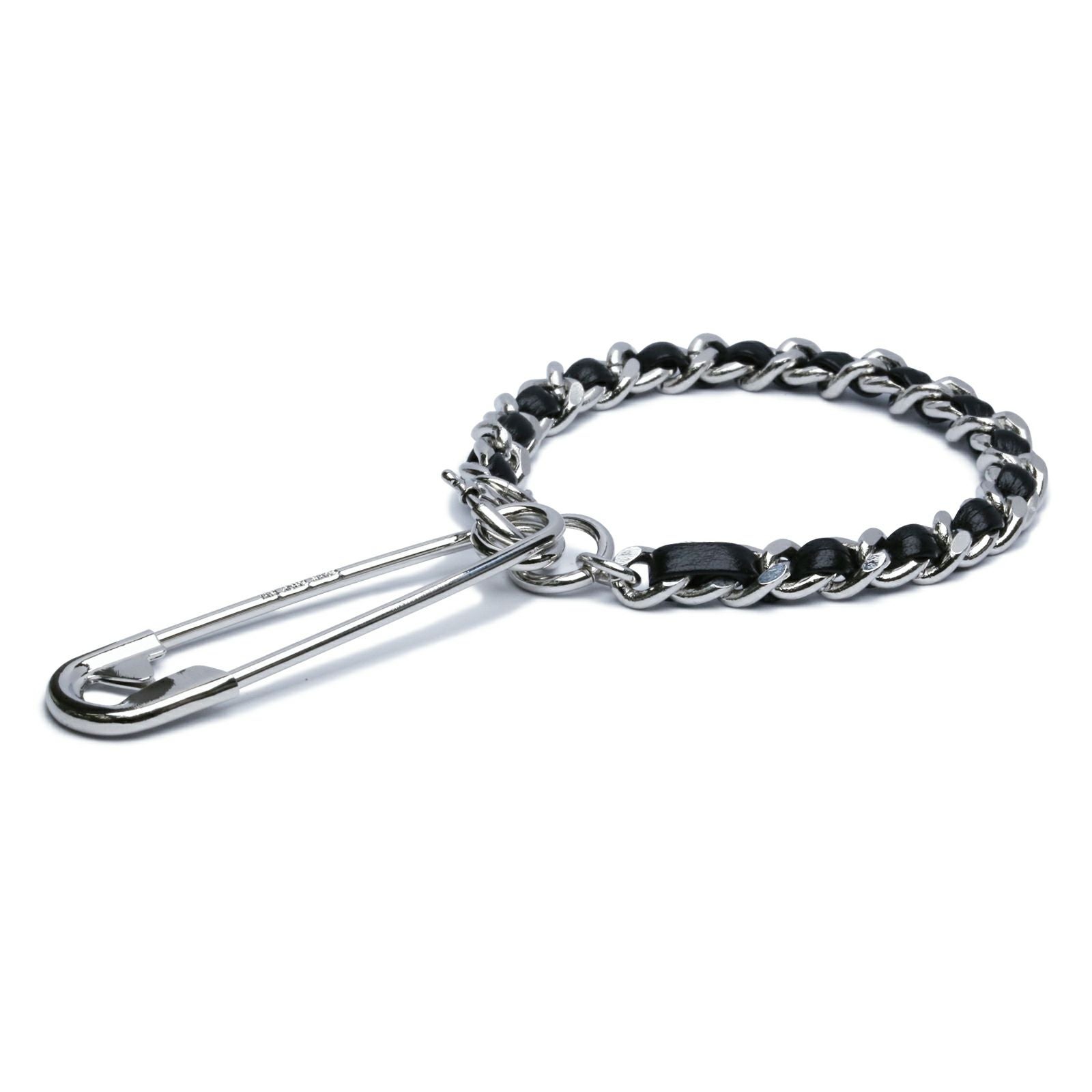 JNS1167S)トラチェーンブレス＆アンクレット 太 / シルバー