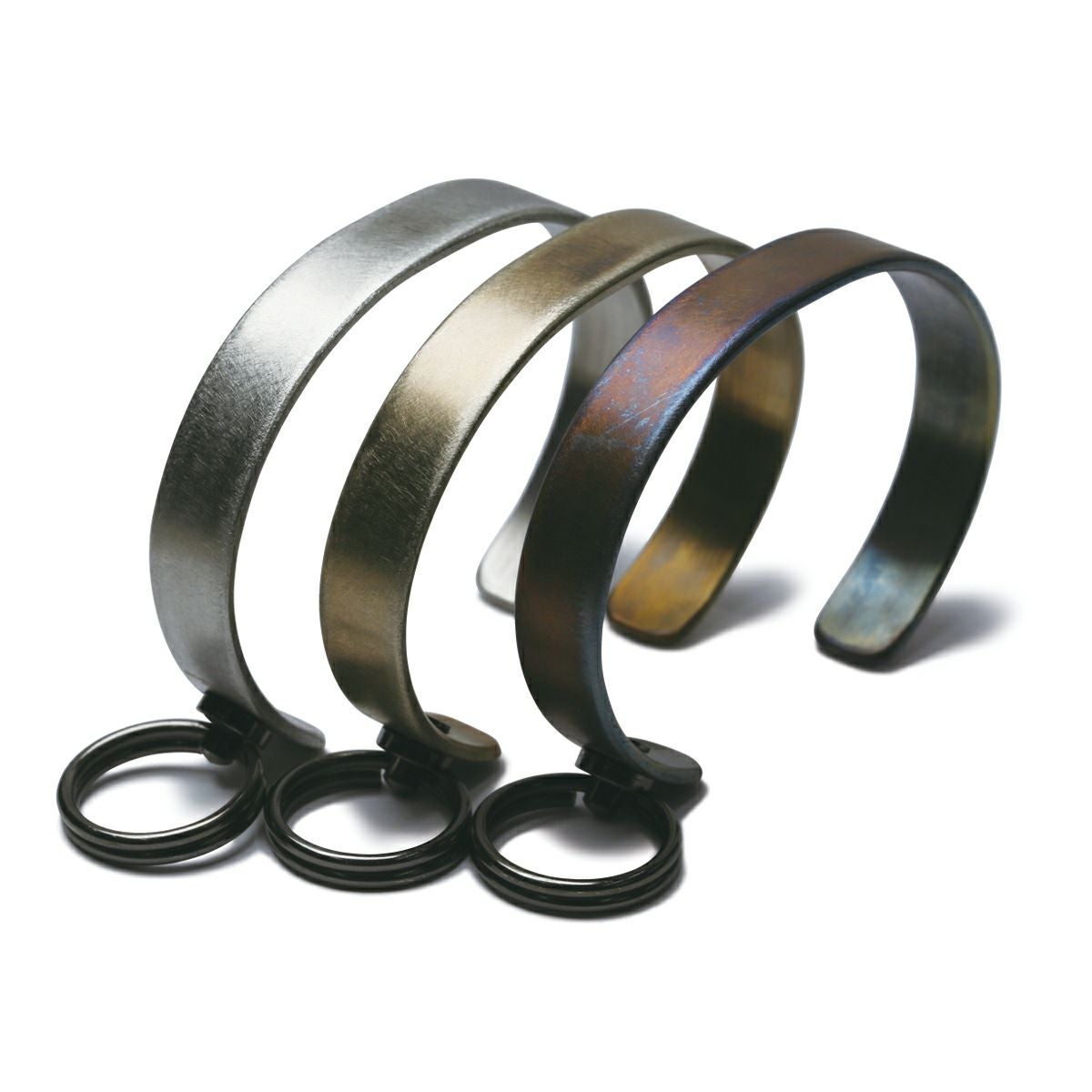 JEX005MS)EXITメタルバングル XS(10mm）-バイブレーション（マット