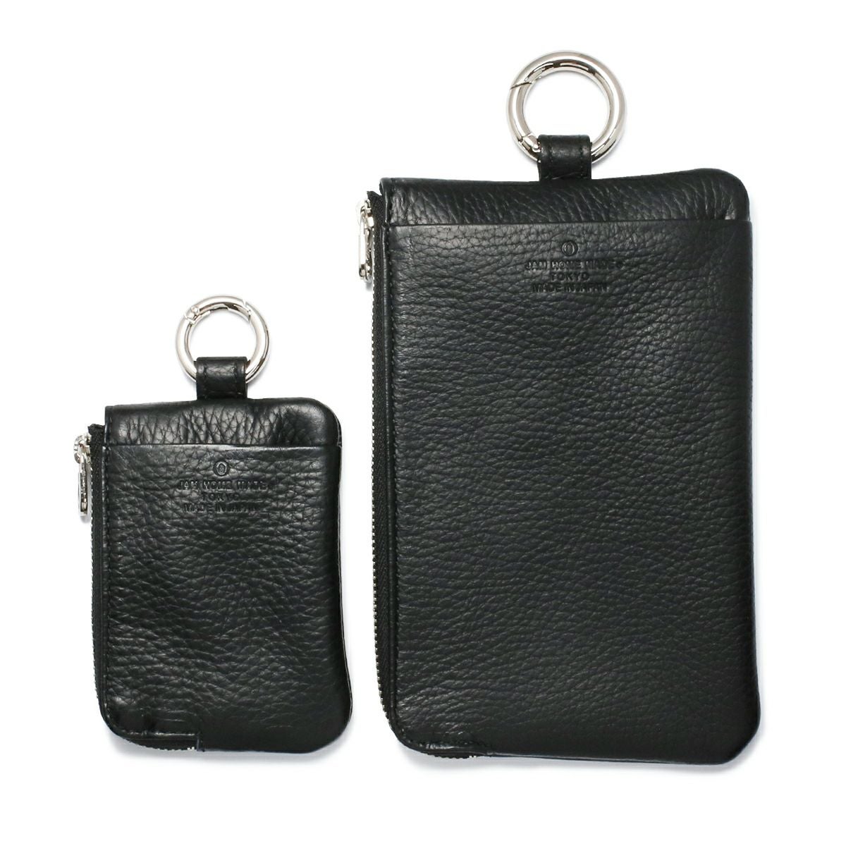 手ぶらL字ZIPポーチ/フラグメントケース スコッチガードレザー