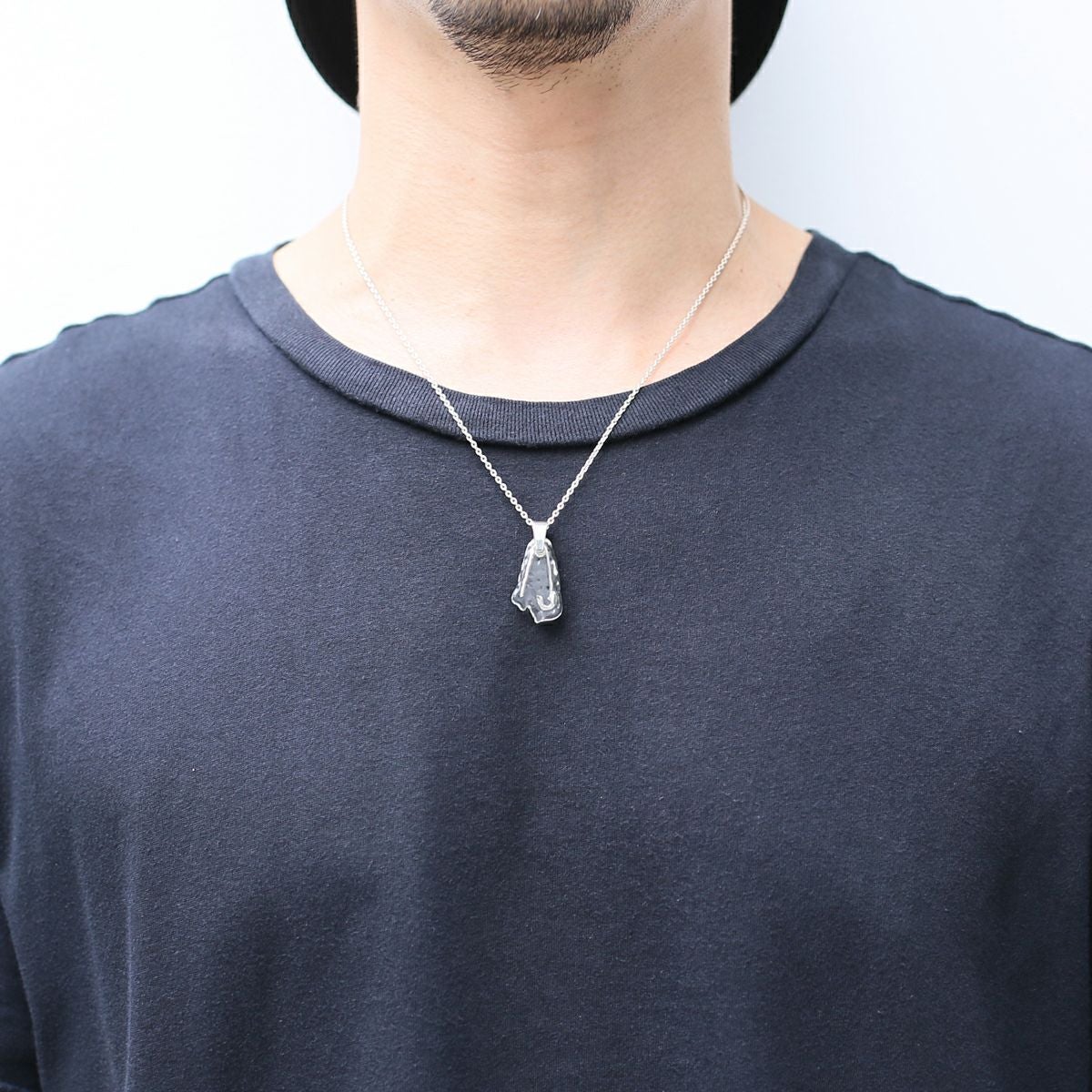 JNS1194)0℃ by JAM HOME MADE 安全ピン ネックレス シルバー S
