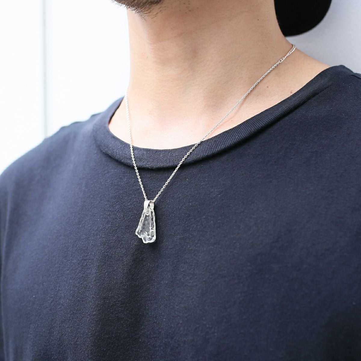 JNS1194)0℃ by JAM HOME MADE 安全ピン ネックレス シルバー S