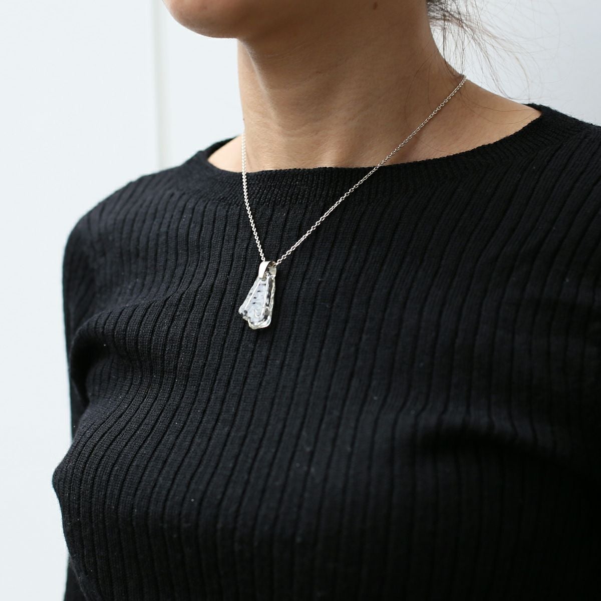 JNS1194)0℃ by JAM HOME MADE 安全ピン ネックレス シルバー S