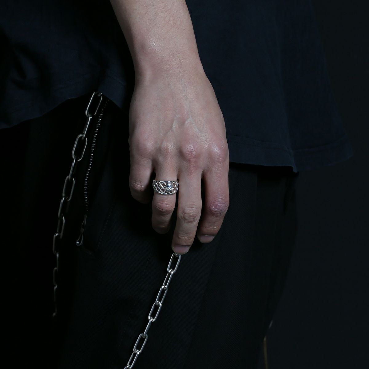 ジョジョの奇妙な冒険 ディアボロ 指輪 JJO074)ジョジョの奇妙な冒険 黄金の風 K・C リング/指輪