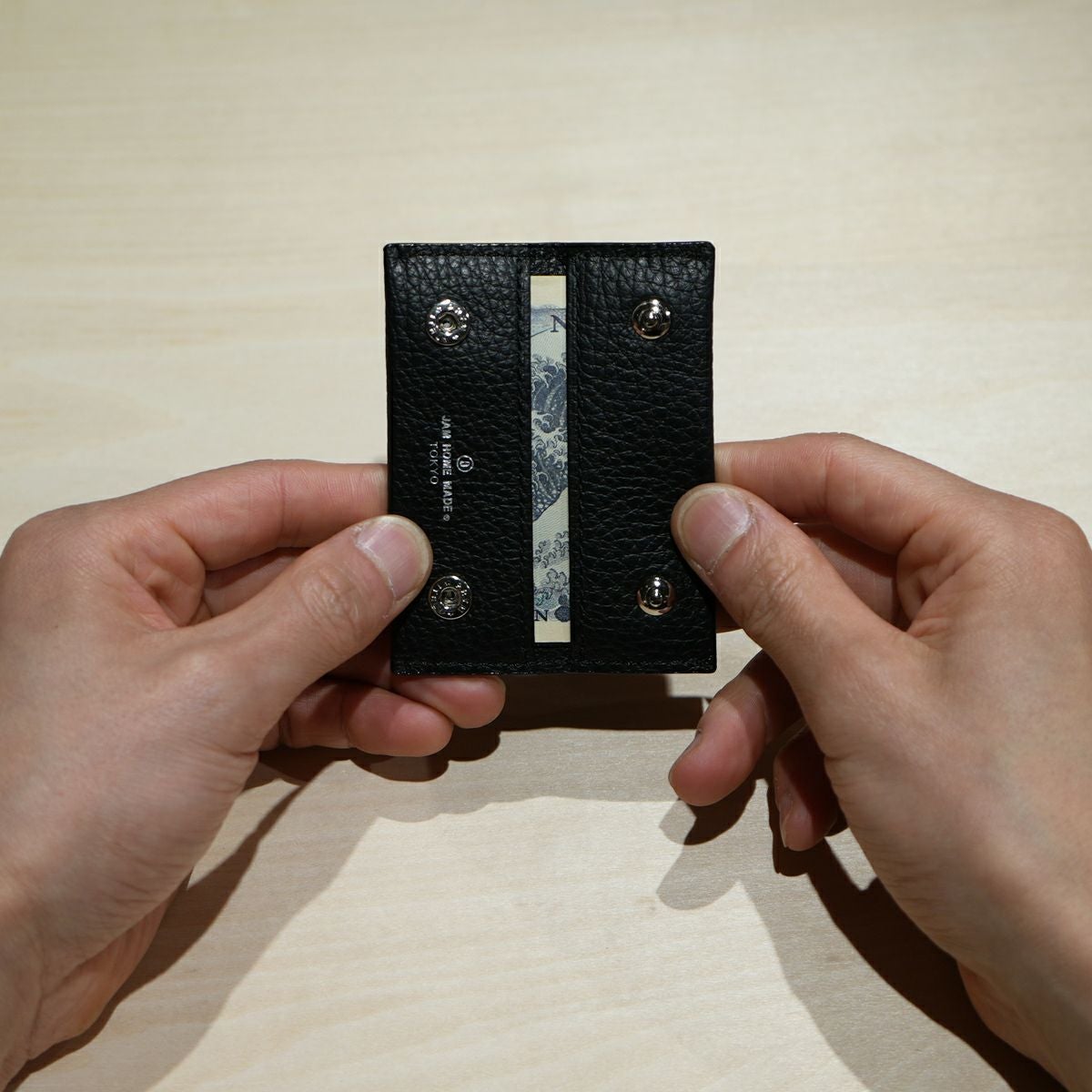 JNS1223)4NK trick mini キーウォレット キャッシュレス対応のお財布