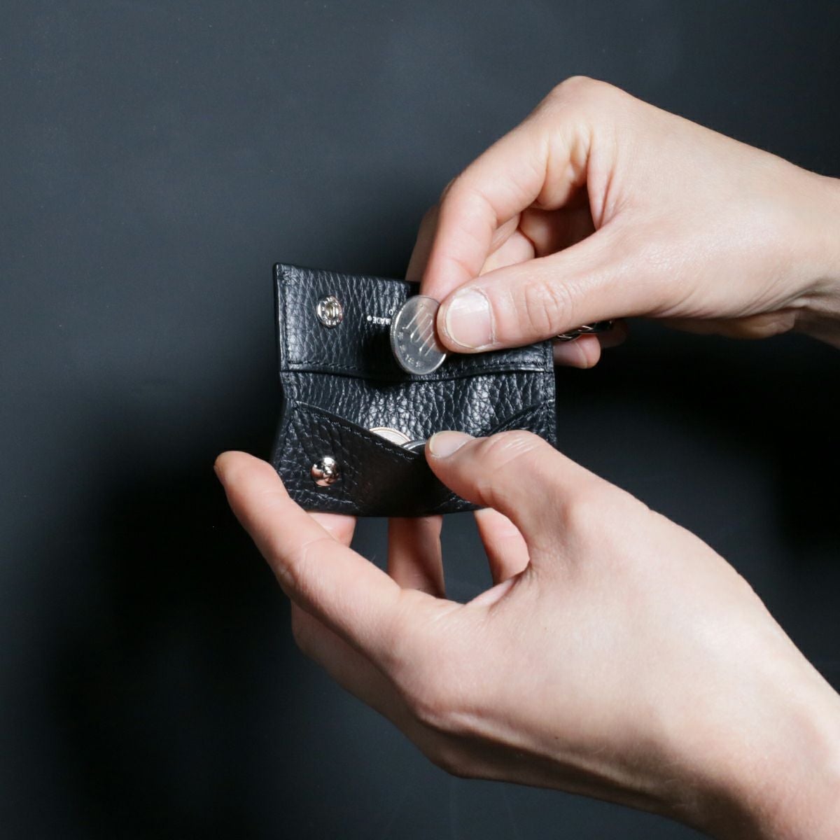 JNS1228)4NK trick mini キーウォレット キャッシュレス対応のお財布