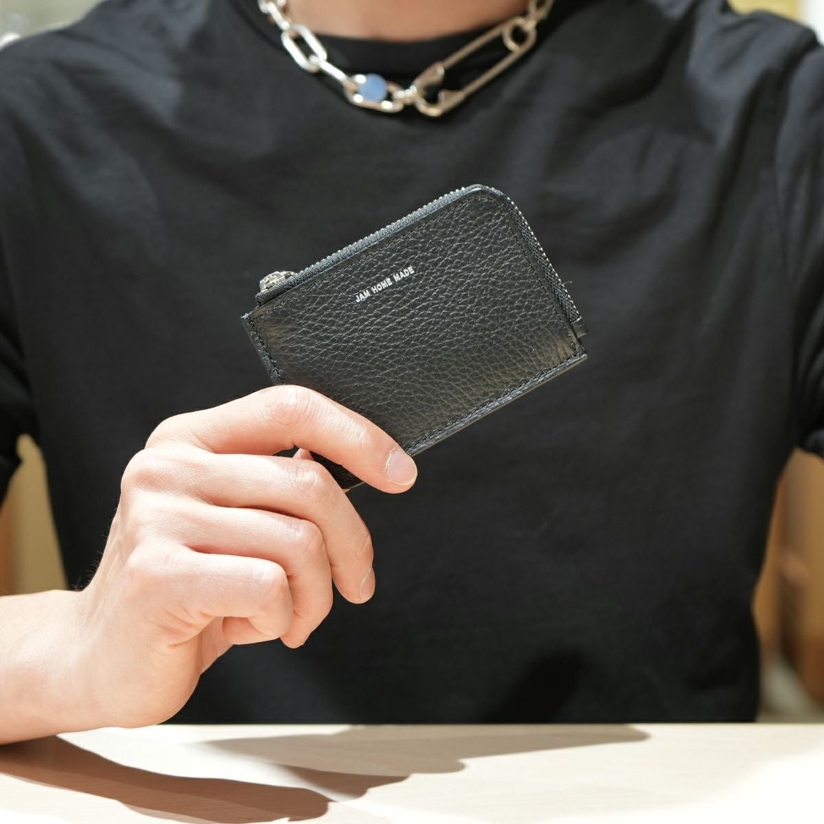 JNS1227)4NK trick mini ジップコインウォレット キャッシュレス対応の