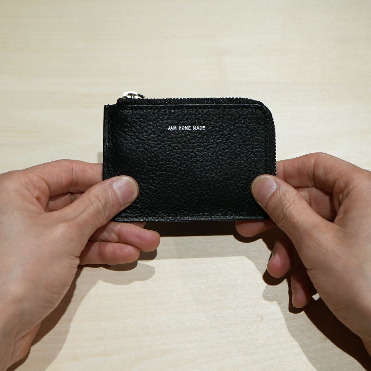 JNS1227)4NK trick mini ジップコインウォレット キャッシュレス対応の