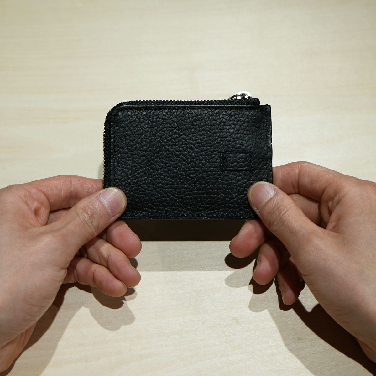 JNS1227)4NK trick mini ジップコインウォレット キャッシュレス対応の