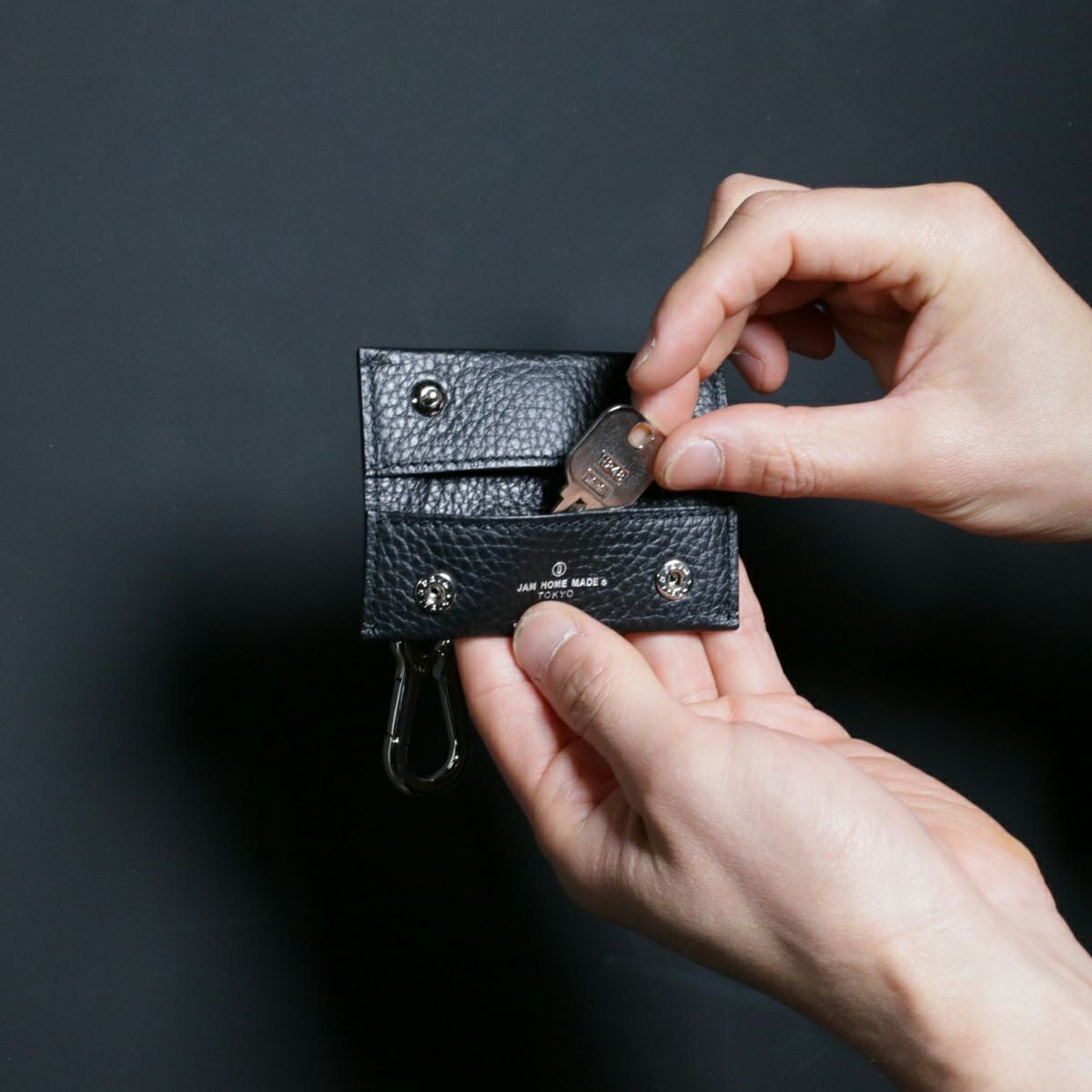 JNS1233)4NK trick mini キーウォレット キャッシュレス対応のお財布