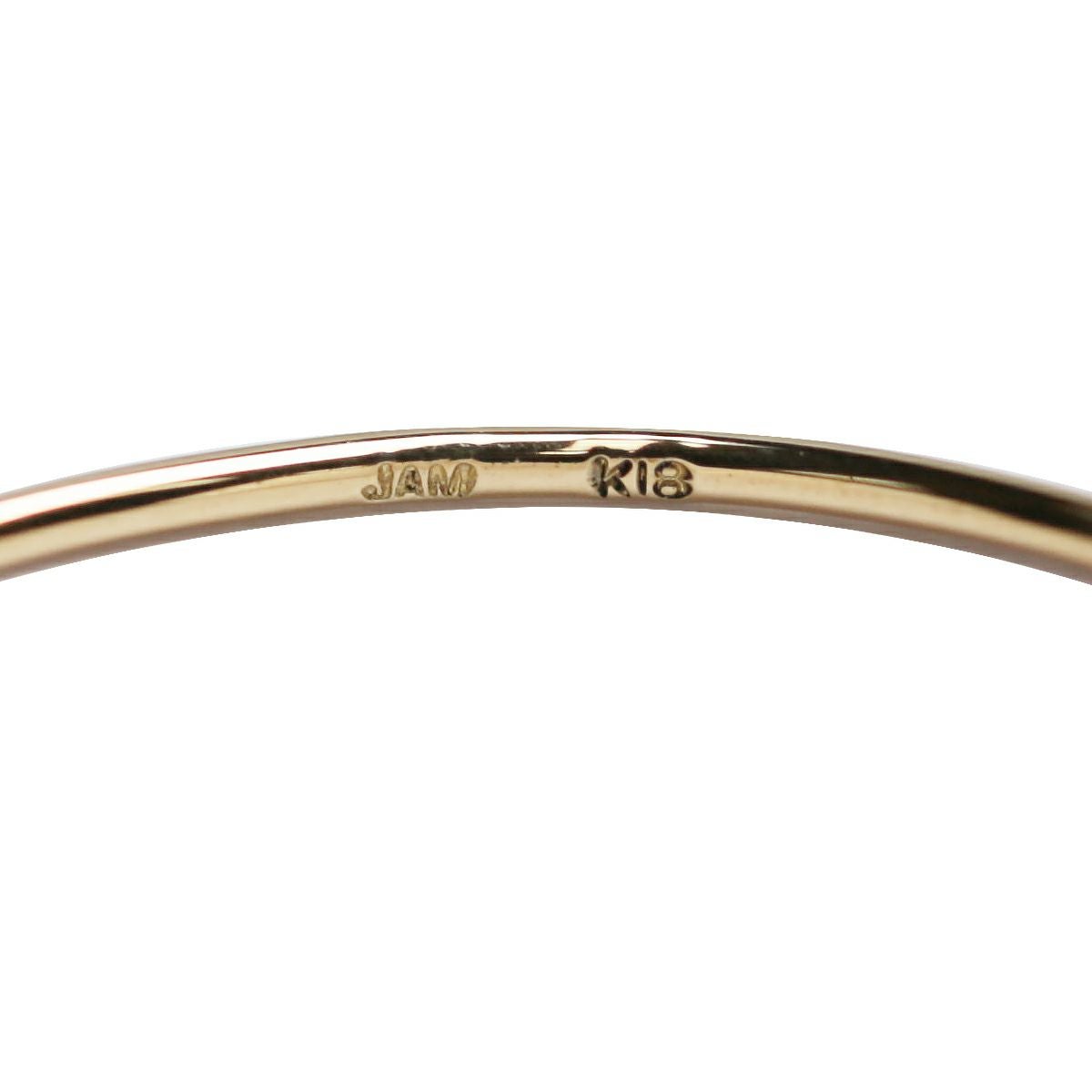JNS1295)R18K リング/指輪 0.8 （S）｜アクセサリー通販のジャムホーム