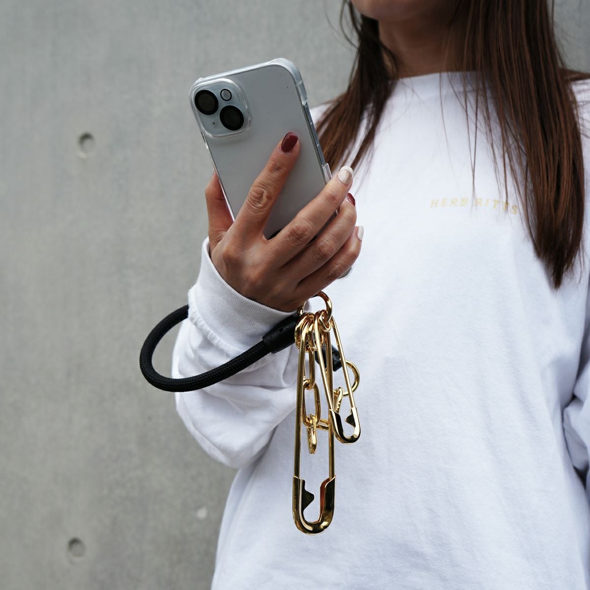 JNS1234G)YOSEMITE - ヨセミテストラップ 4NK multi CORD CHAIN スマホ